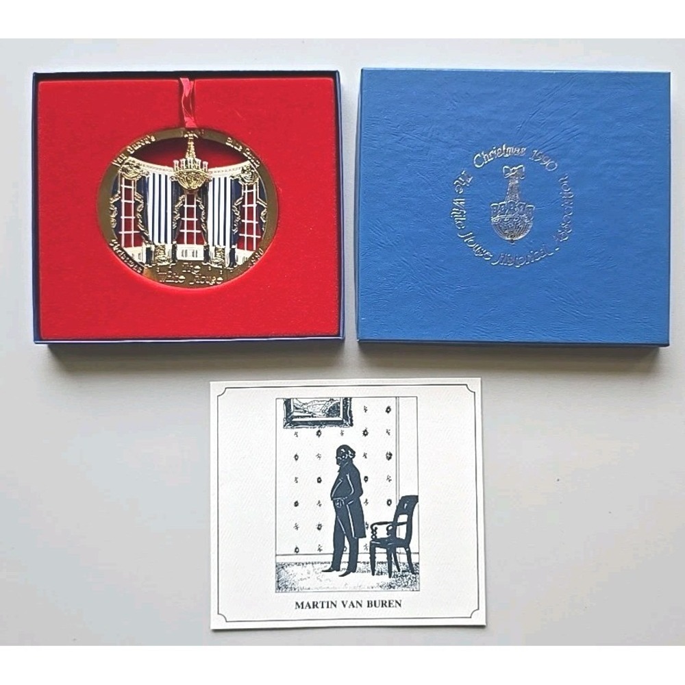 1990 The White House Historical Association‎ Christmas Ornament NEW SKU U183